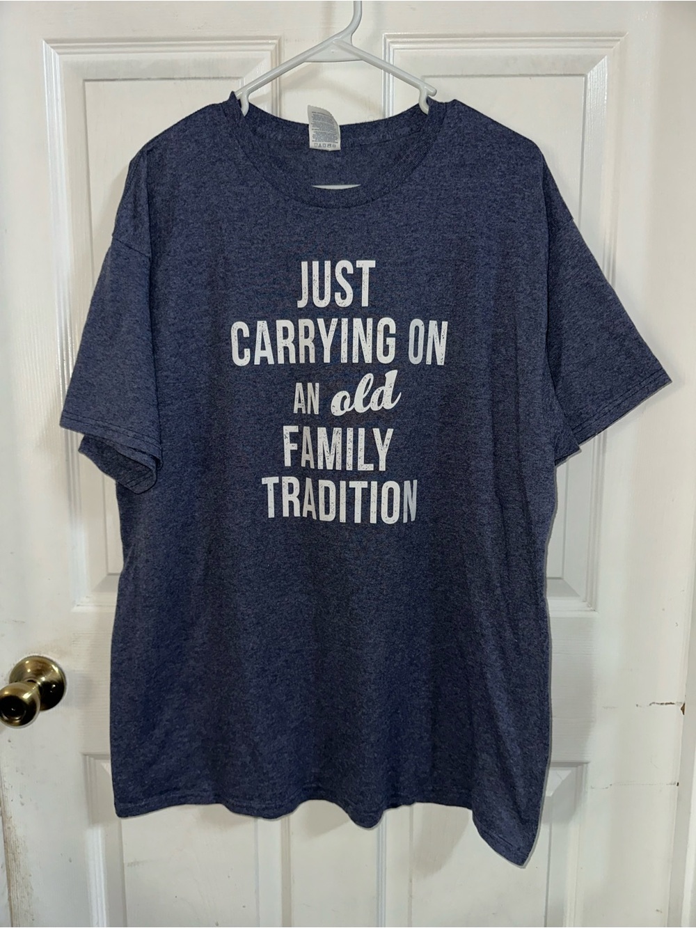 Delta Pro Weight Just Caring On An Old Family Tradition Shirt Size XL